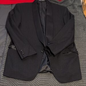 Authentic Balmain Mens Suit Blazer Sports Coat Jacket Size 44L Large Wool